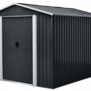 DOMEK NARZĘDZIOWY OGRODOWY 196x194x188cm BLASZANY METALOWY ALTANA GARAŻ
