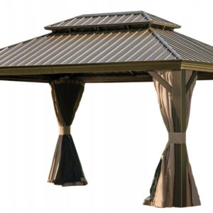 PAWILON OGRODOWY PREMIUM TWARDY DACH ALTANA PERGOLA 3.65x4.85 CORCIANO